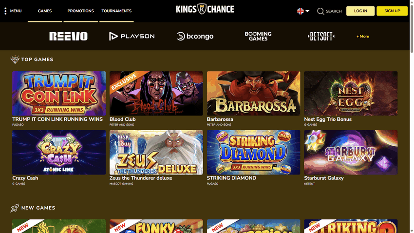 Avis sur Kings Chance Casino : Notre verdict 2026